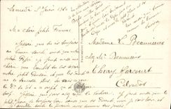 CPA Jeanne d'Arc Ecoutant Les Voix La vie de Jeanne d'arc Chevre Agneau Mouton Vache