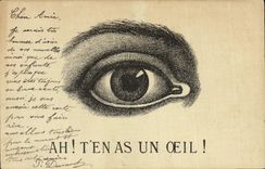 CPA Ah T'En as un Oeil