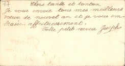 CPA Fantaisie Fleurs Bonne Annee