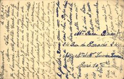 CPA Ma Douce Bretagne Breton et bretonne fumant la pipe Folklore 