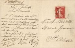 CPA Anniversaire Fleurs