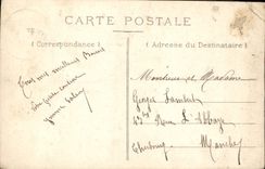 VINTAGE POSTCARD Fantasy Child Devil