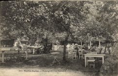 CPA Martin Eglise Auberge du Clos Normand