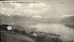 CPA Mont Pelerin Hotel Belvedere et la Dent du Midi