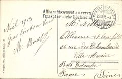 CPA Le Chalet en hiver La Chaux de Fonds