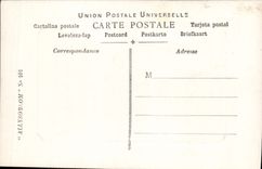 VINTAGE POSTCARD Fantasy Allysobrom Horses dogs