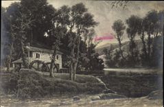 VINTAGE POSTCARD Fantaisie Living rooms of Paris Henry Mouren the mill gives up