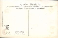 VINTAGE POSTCARD Fantaisie Living rooms of Paris Henry Mouren the mill gives up