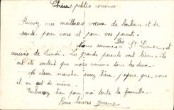 CPA Fantaisie Fleurs Fer a cheval