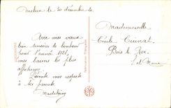 CPA Fantaisie Bonne annee