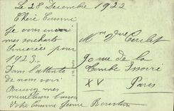 VINTAGE POSTCARD Fantasy Flowers Household