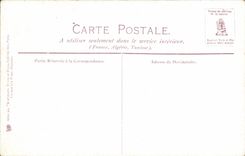 VINTAGE POSTCARD Fantasy a night at the Post office