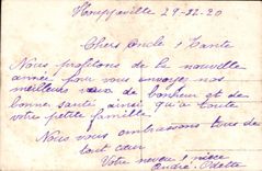 CPA Fantaisie Bonne annee