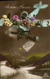 VINTAGE POSTCARD Fantasy Plane