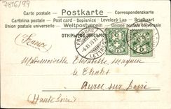 CPA Renard aux aguets