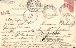 CPA Les Courtisailles Folklore