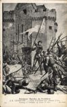 CPA Peintures murales du Pantheon Lenepveu Prise d'Orleans par Jeanne d'arc