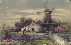 CPA Fantaisie Moulin a vent