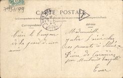 VINTAGE POSTCARD Fantaisie Woman Dreams of love