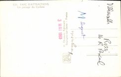 VINTAGE POSTCARD International exhibition Paris 1937 a passage of the cyclone Horse-gear