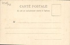 VINTAGE POSTCARD Fair of 1900 Paris the Seine With the Bridge Of the Invalids