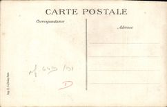 VINTAGE POSTCARD Paris the zeppelins Odious Crimes Of the Pirates the house of the Bidault sergeant