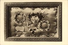 POSTAL Couronnes de la VENDIMIA de los cornflowers que Sainte Teresa del Niño-Jesús Lisieux