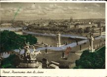 CPA Paris Panorama sur la Seine
