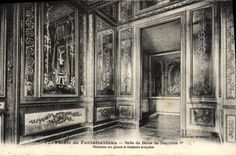 VINTAGE POSTCARD Paris de Fontainebleau Bathroom of Napoleon 1st