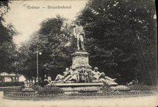 CPA Colmar Bruatdenkmal