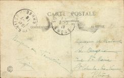 ND viejo Church De Fourviere de Lyon de la POSTAL de la VENDIMIA