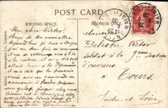 VINTAGE POSTCARD Fantasy Woman Ruth SAvile