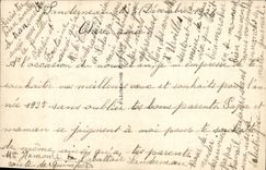 CPA Fantaisie Femme Bonne Annee Fer a cheval