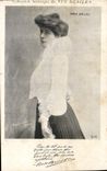 VINTAGE POSTCARD Wine Desiles Rosa Bruck Reutlinger Woman