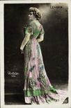 VINTAGE POSTCARD Fantasy Woman Lender Reutlinger