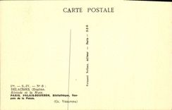 VINTAGE POSTCARD Delacroix Paris Palais Bourbon Hesiode and the MUSE