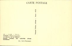 VINTAGE POSTCARD Renoir Paris Museum Of Louvre the mill of Wafer