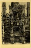 VINTAGE POSTCARD Monet the cathedral of Rouen Paris Museum of Louvre