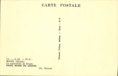 VINTAGE POSTCARD Monet the cathedral of Rouen Paris Museum of Louvre