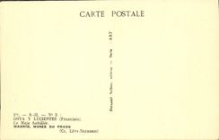 VINTAGE POSTCARD Goya there Lucientes Madrid Museum Of Prado the Maja habillee