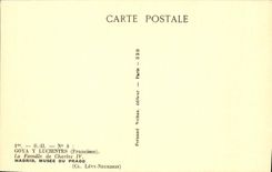 VINTAGE POSTCARD Goya there Lucientes Madrid Museum Of Prado the family of Charles IV