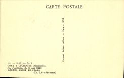 VINTAGE POSTCARD Goya there Lucientes Madrid Museum Of Prado shootings of the Militaria May 3rd, 1808