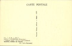 VINTAGE POSTCARD Goya there Lucientes Madrid Museum Of Prado Gallina ciega or the Maillard Hake