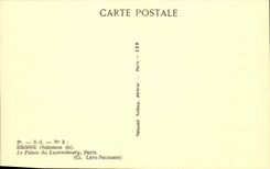 CPA Brosse Le Palais Du Luxembourg Paris