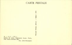 CPA Eglise De Saint Paul Saint Louis Paris Rue Saint Antoine