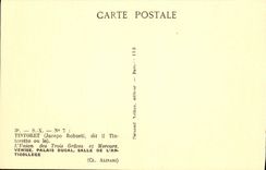 VINTAGE POSTCARD Tintoret Venice Ducal Palate Room Of Anticollege union of the Three Graces and Mercury