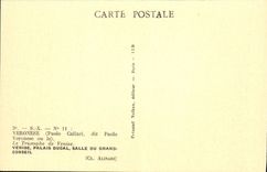 VINTAGE POSTCARD Veronese Triumph Of Venice Venice Ducal Palate Room Of the Large Council