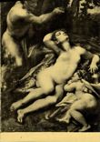 VINTAGE POSTCARD Correge Paris Museum Of Louvre Antiope