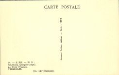 VINTAGE POSTCARD Gabriel Small Trianon Versailles