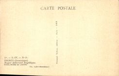 VINTAGE POSTCARD Ingres Roger Deliorant Angelica Paris Museum Of Louvre Dragon